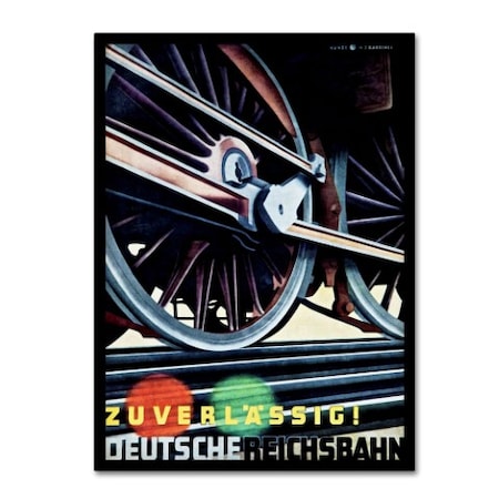 Vintage Lavoie 'Travel Rail 11' Canvas Art,14x19